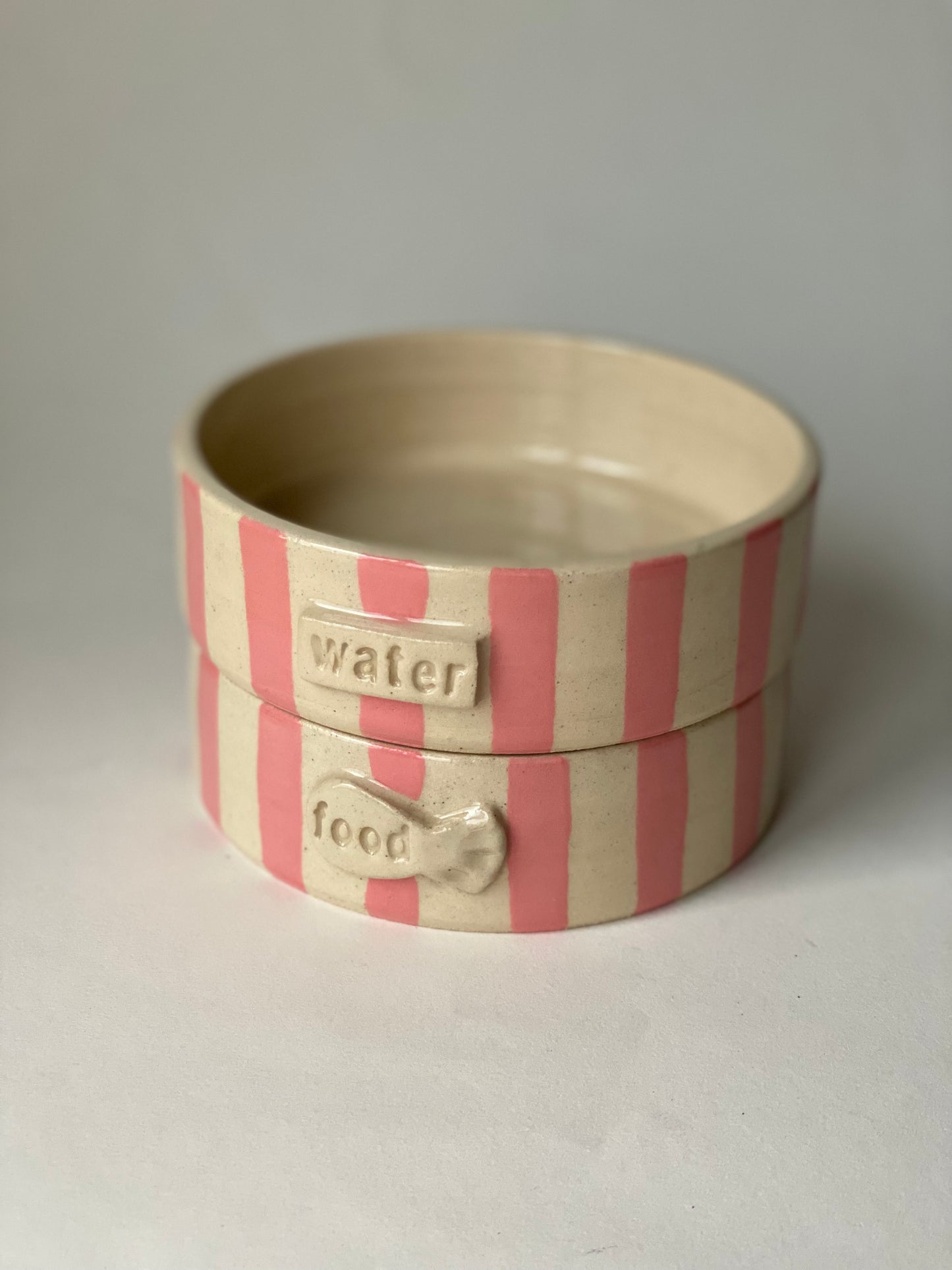 Made to Order - Small Stripey Cat Bowl