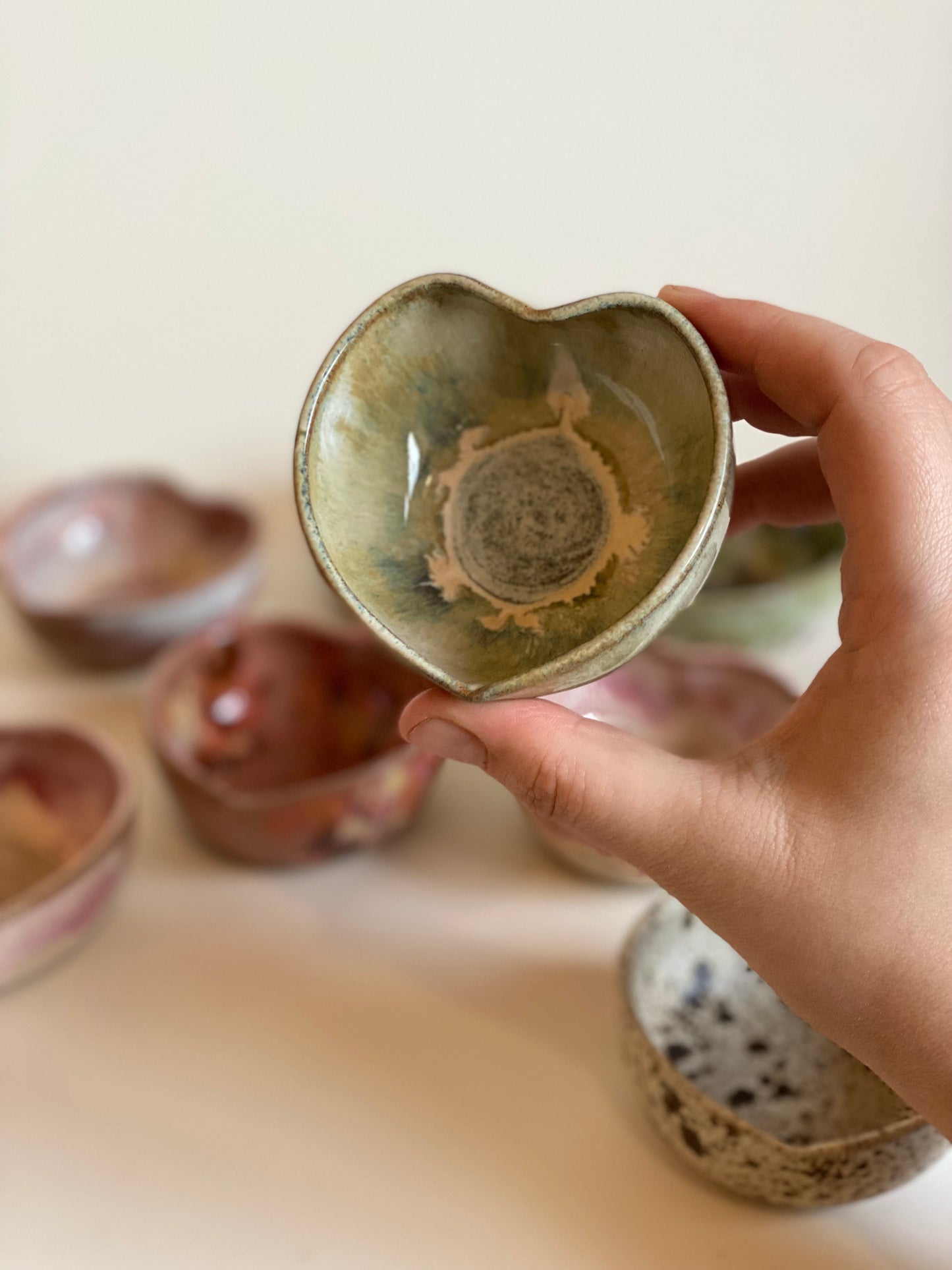 Heart Trinket - Eucalyptus Cream