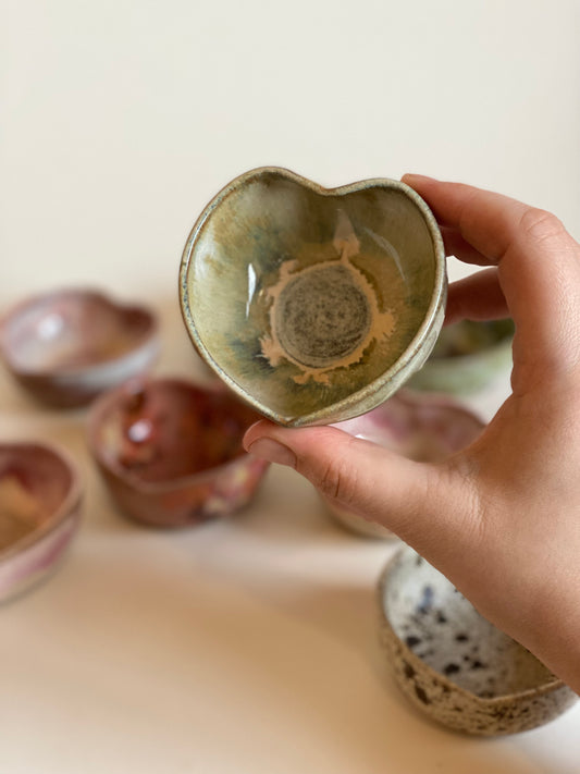 Heart Trinket - Eucalyptus Cream