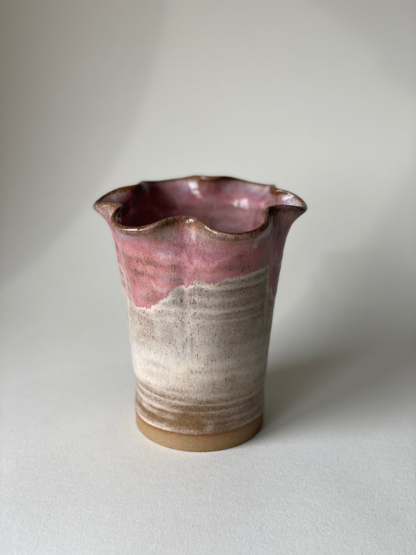 Small Frill Flower Vase - Blossom Cream