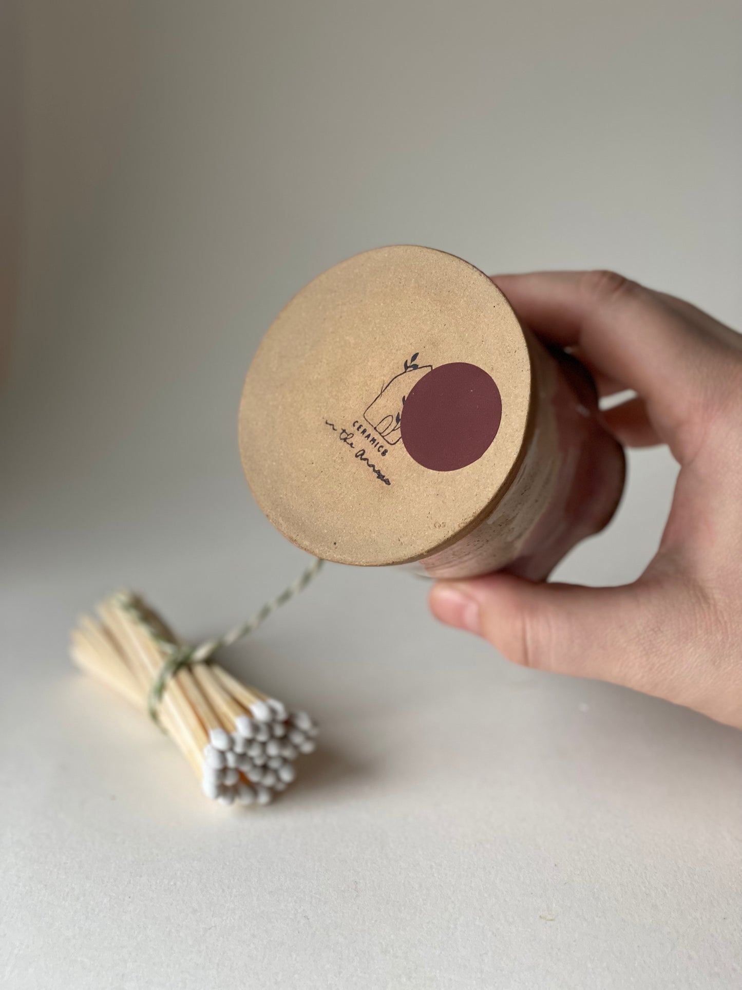 Frilly Matchstick Holder - Blossom Cream