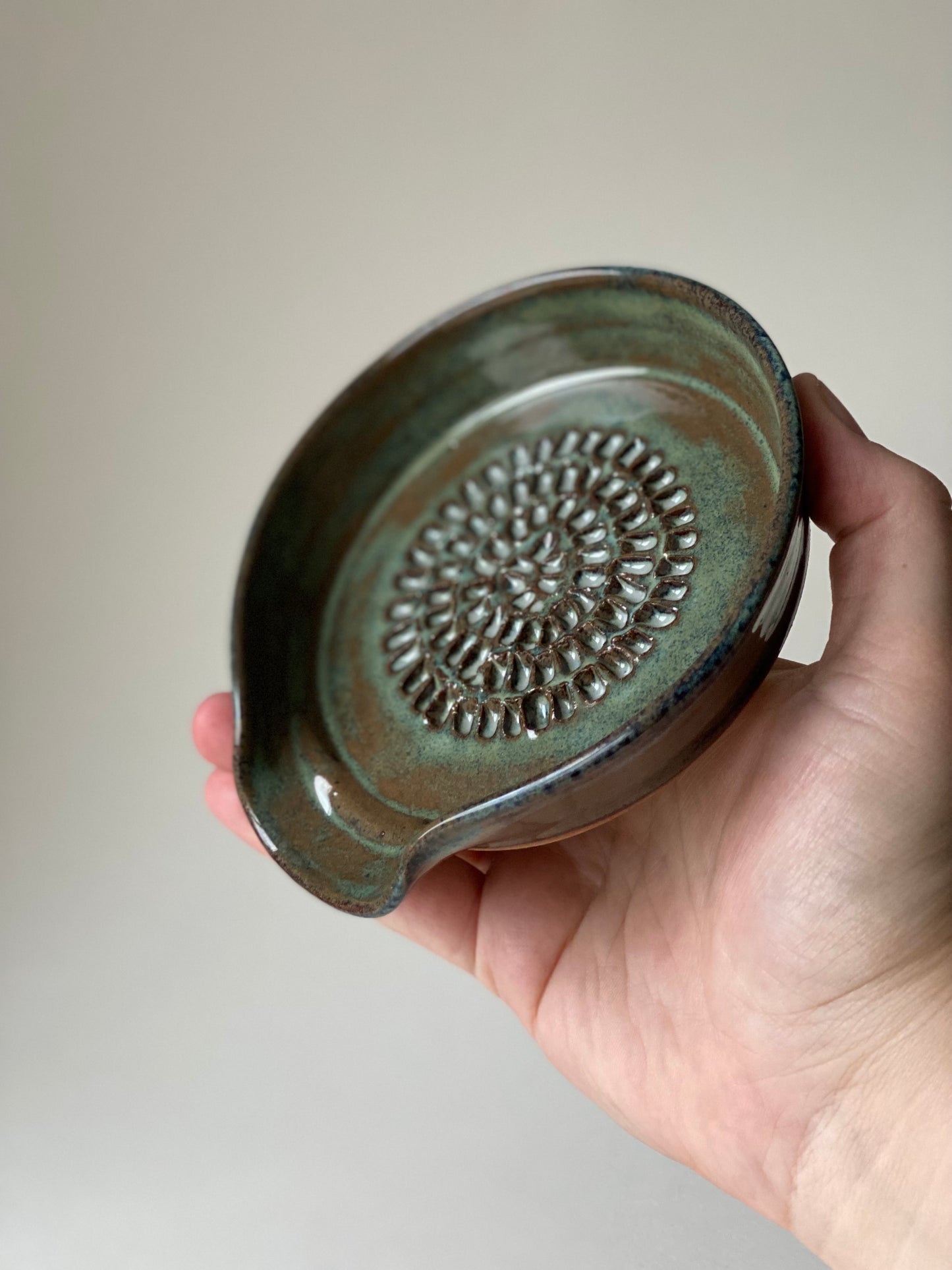 Garlic Grater - Blue Ember