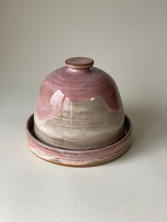 Butter Dish - Blossom Cream