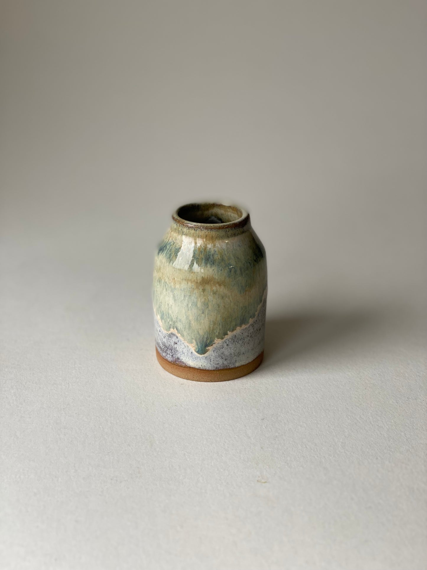 Mini Bud Vase - Eucalyptus Cream