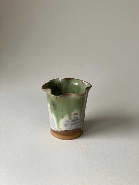 Mini Bud Vase - Moss & Sand