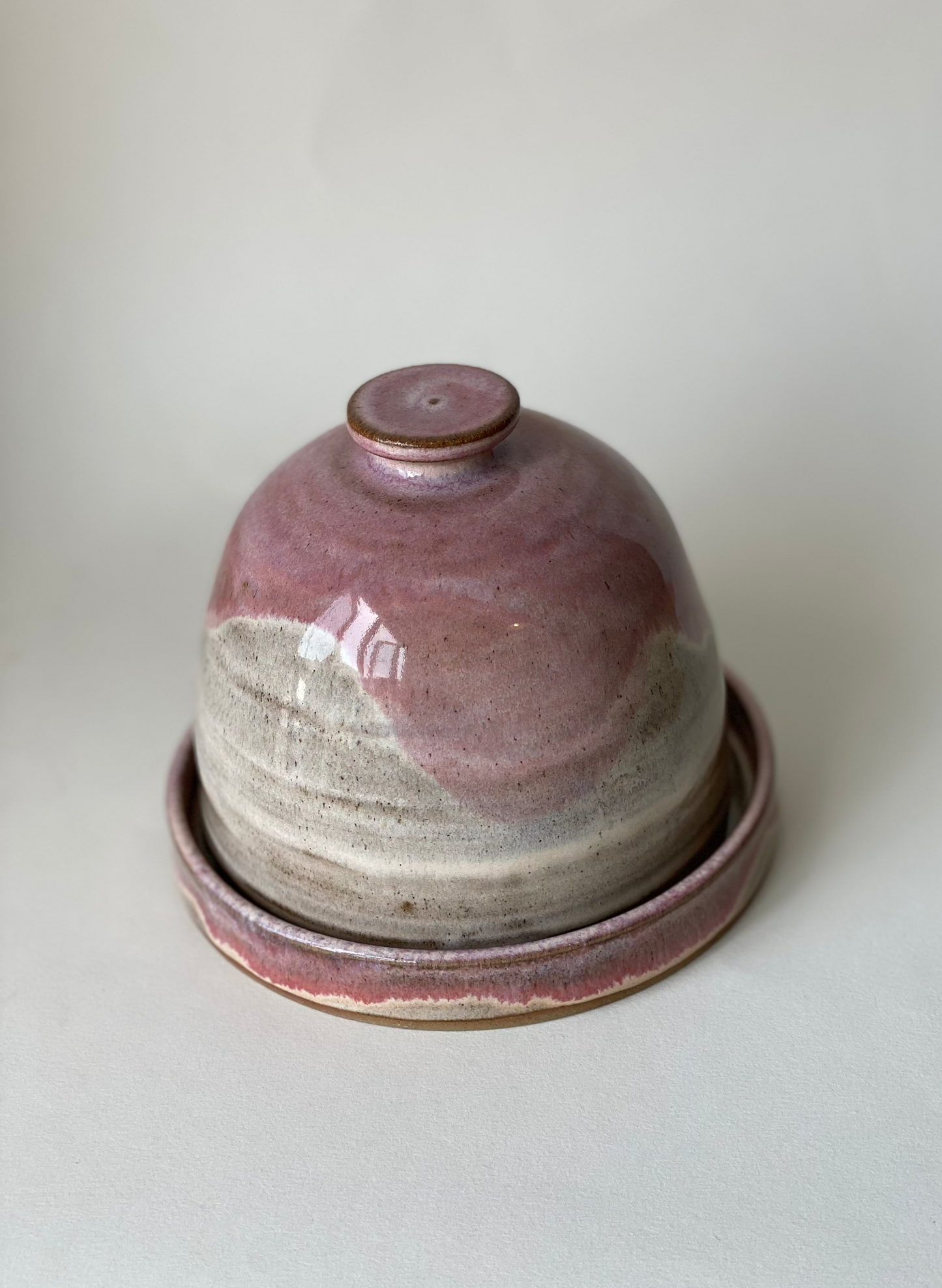 Butter Dish - Blossom Cream