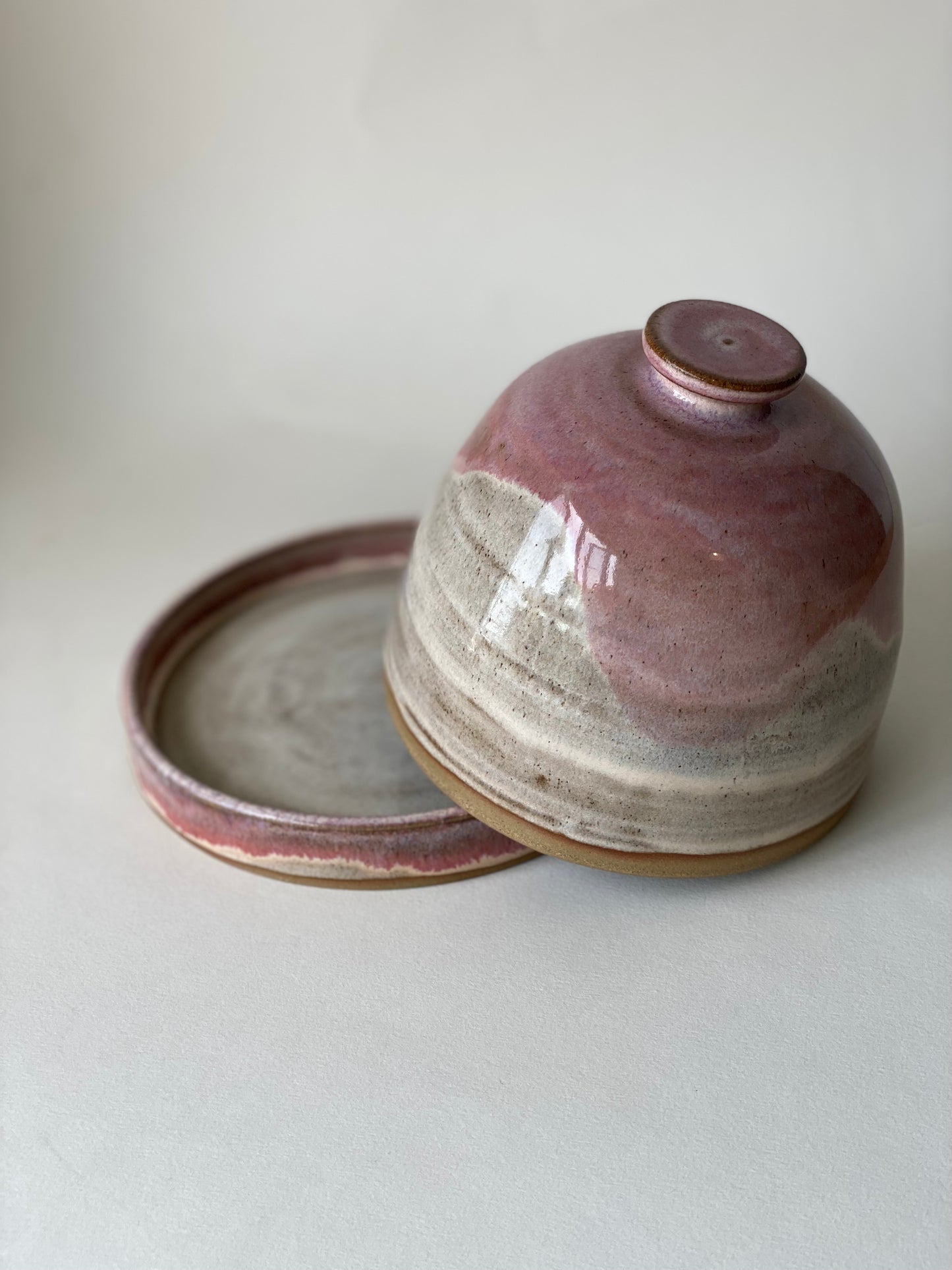 Butter Dish - Blossom Cream