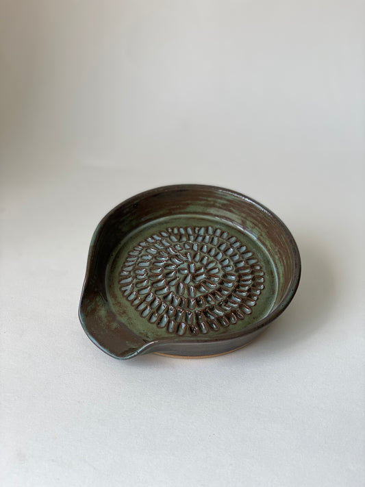 Garlic Grater - Rustic Blue.