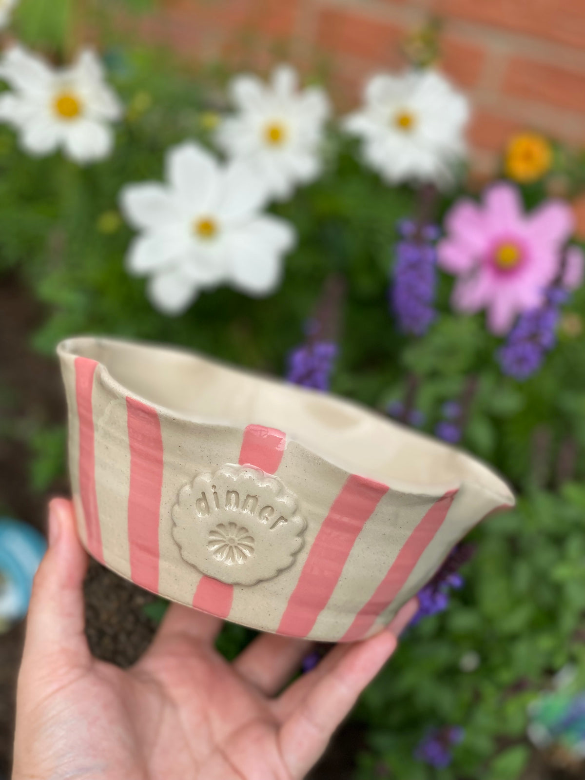 Made to Order - Stripey Frilly Classic Bowl