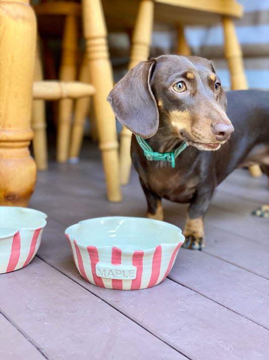 Made to Order - Stripey Frilly Classic Bowl